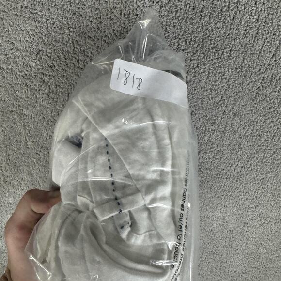 Cubavera Shirt Mens Large White 100% Linen Band Collar Long Sleeve Embroidered - Picture 10 of 10